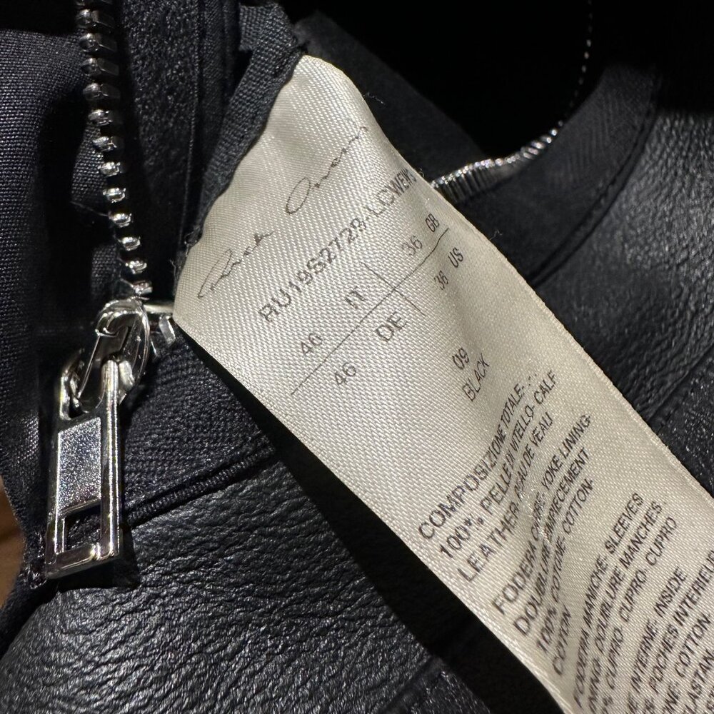 Rick Owens "Babel" S/S 2019 Leather Shirt Jacket - Picture 8 of 8